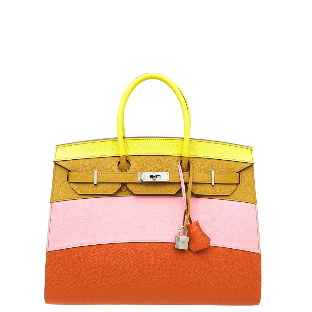 Hermes Sunrise Rainbow Birkin 35 Bag