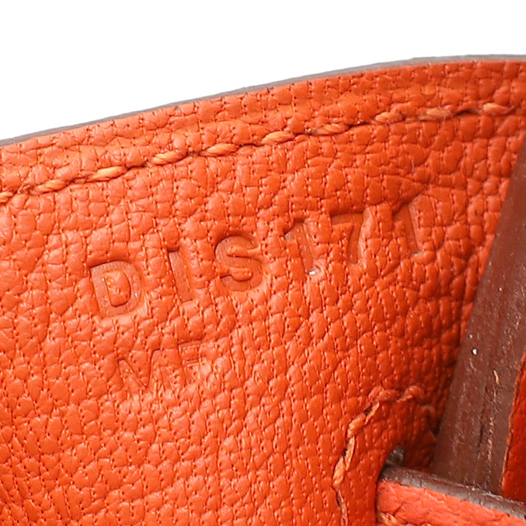 Hermes Feu Retourne Birkin 25 Bag