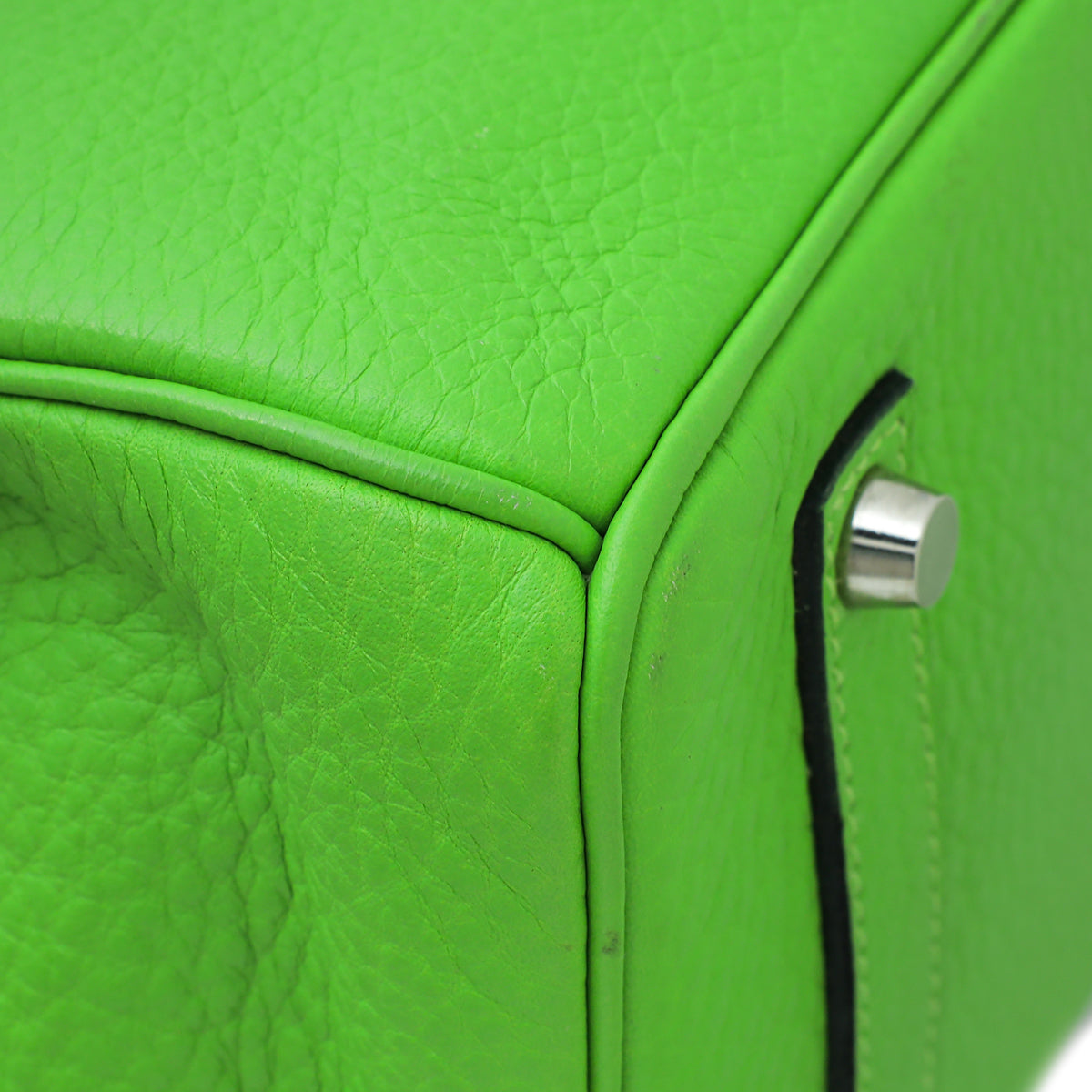 Hermes Vert Cru Birkin 35 Bag