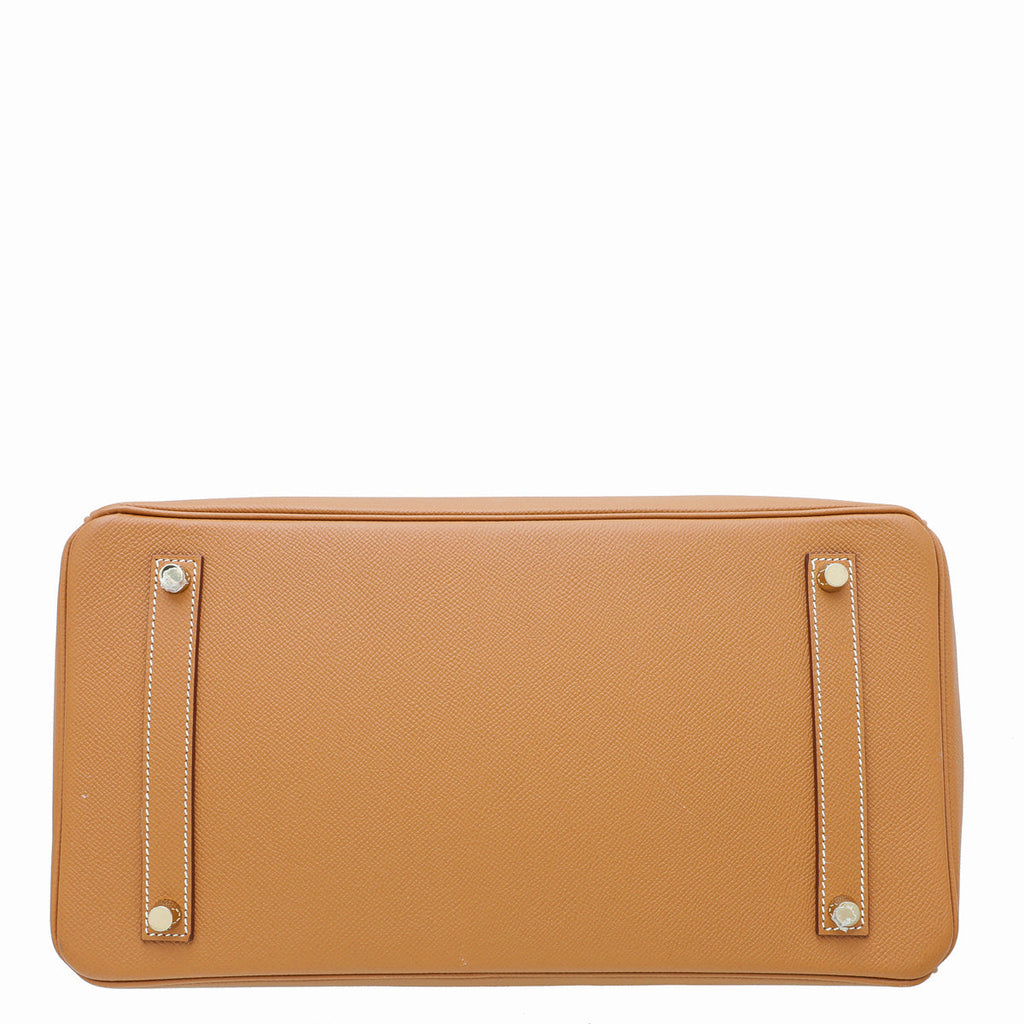 Hermes Gold Birkin 35 Bag