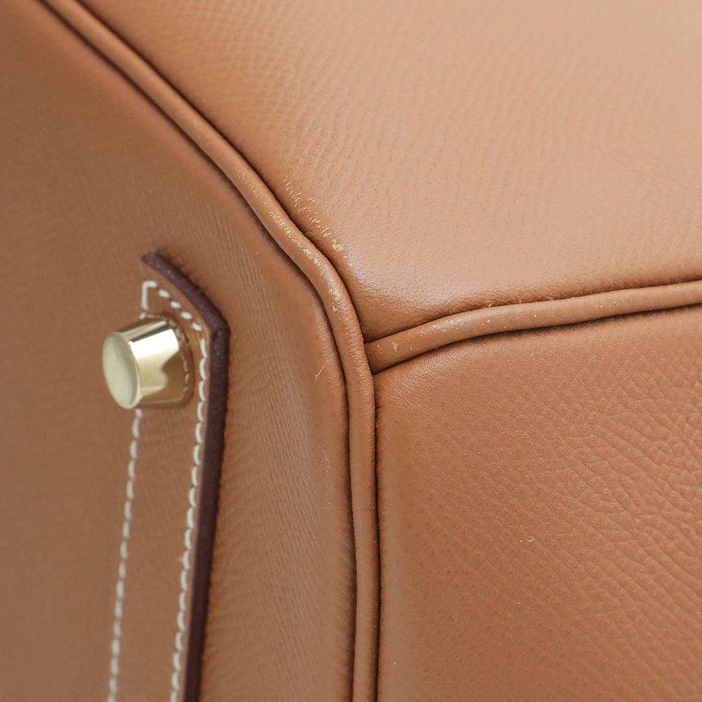 Hermes Gold Birkin 35 Bag