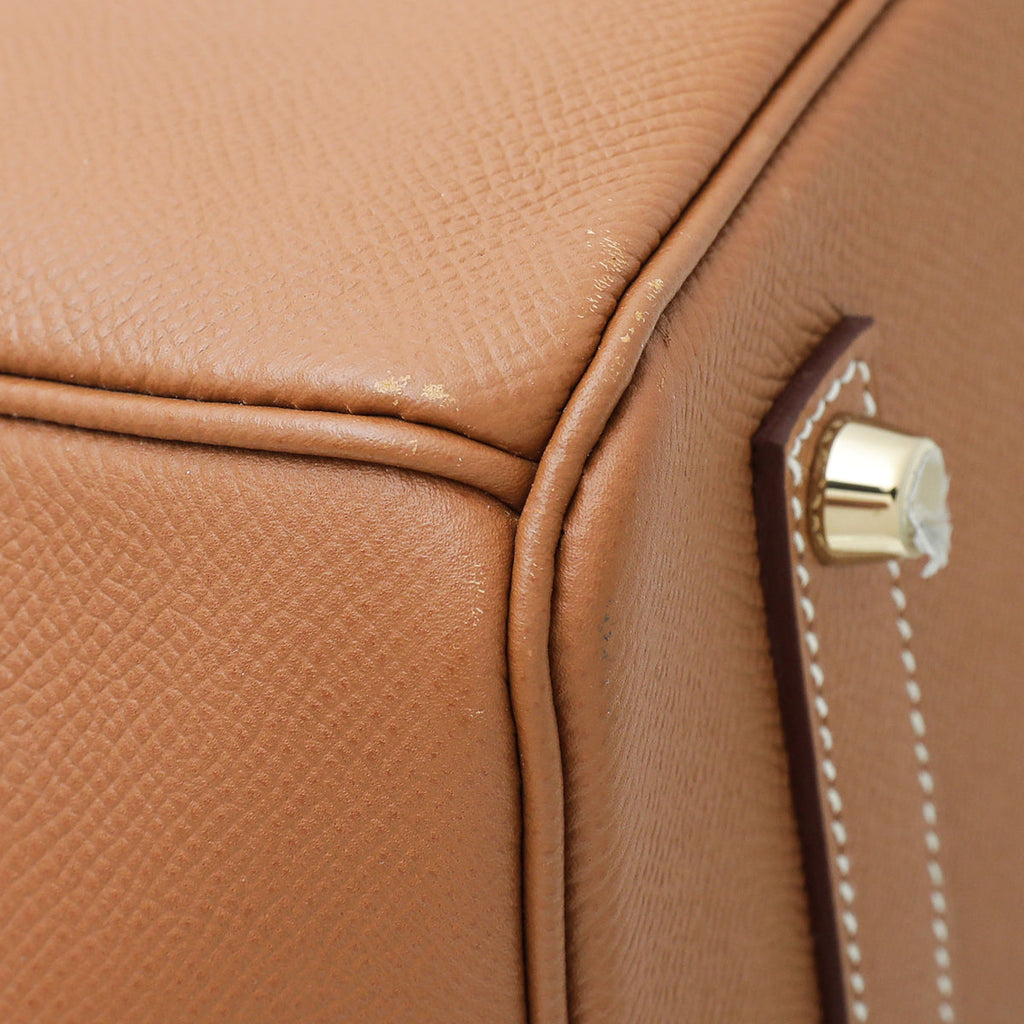 Hermes Gold Birkin 35 Bag