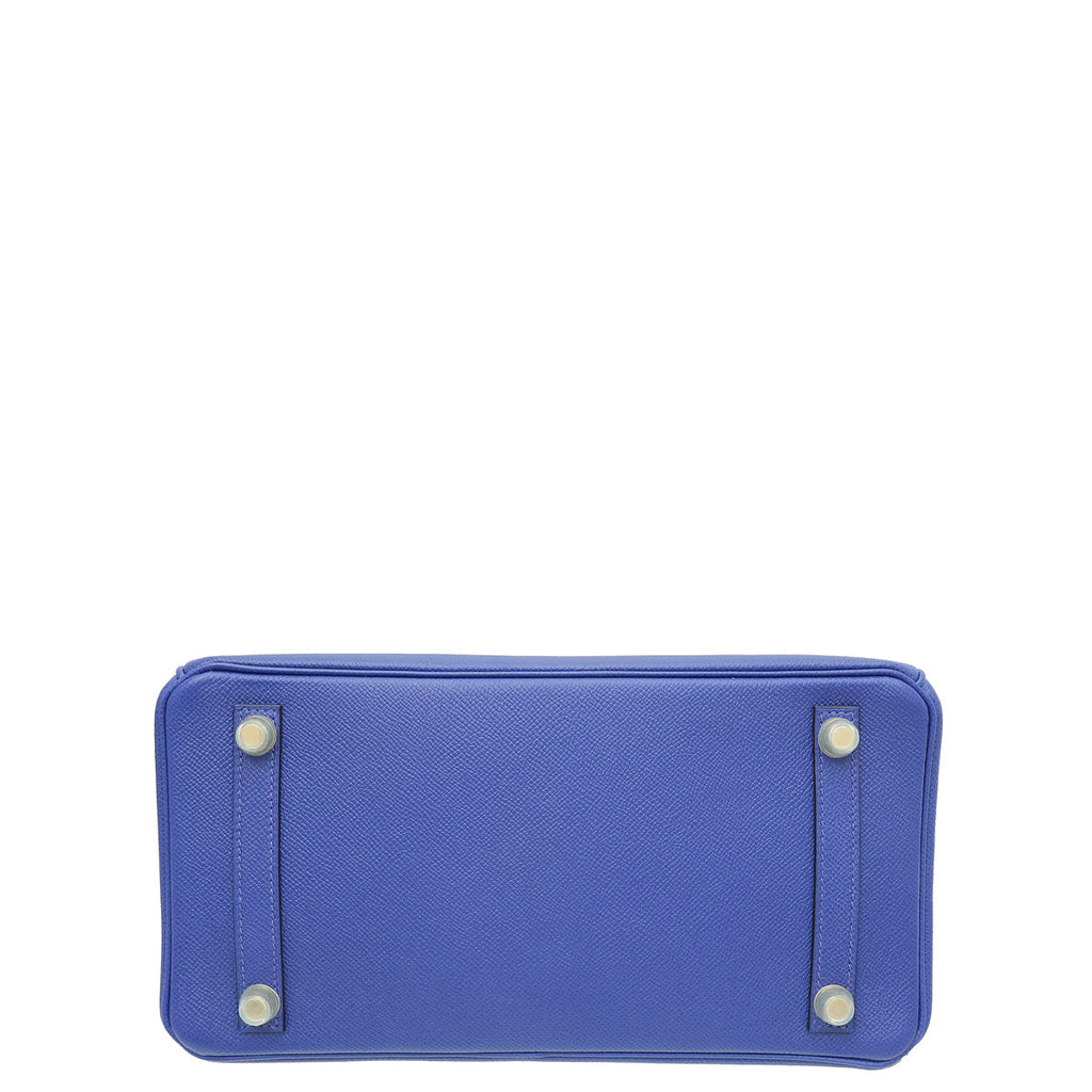 Hermes Bleu Electric Birkin 30 Bag