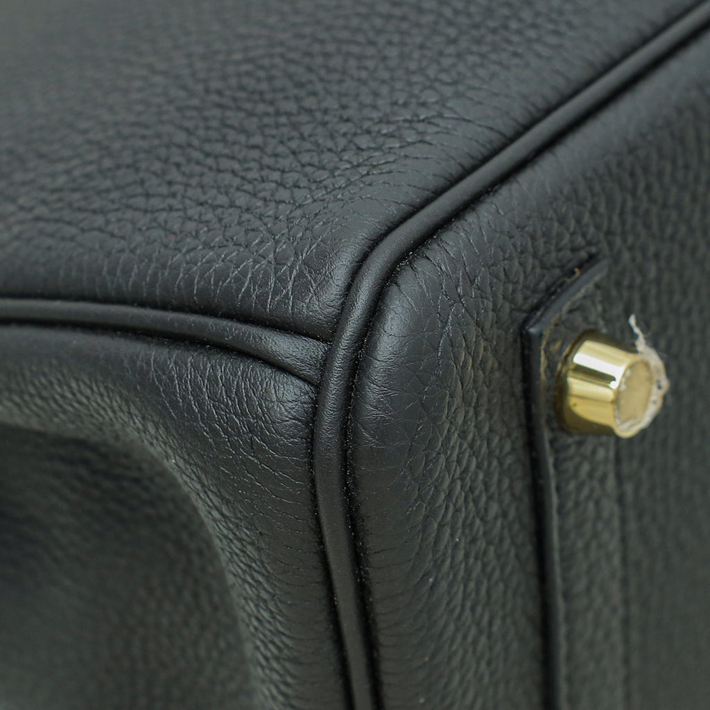 Hermes Noir Birkin 30 Bag