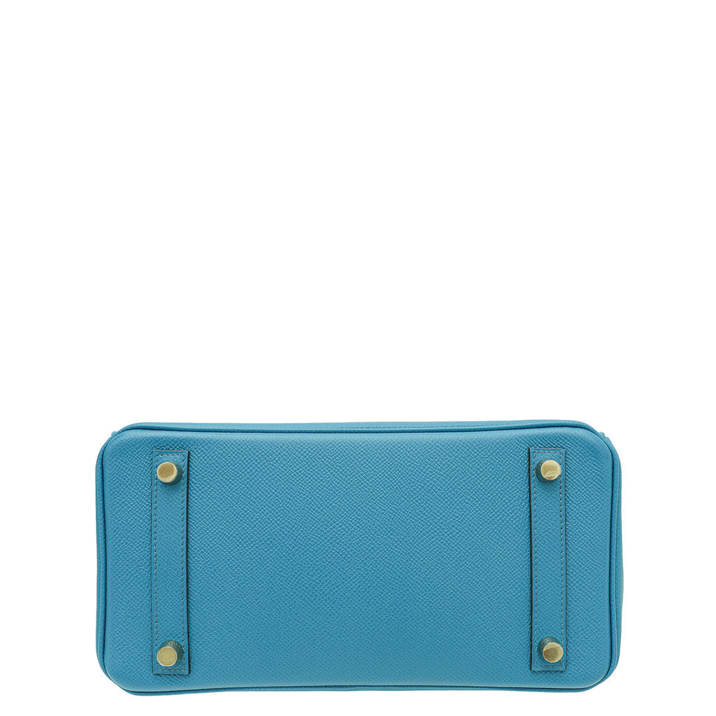 Hermes Bleu Izmir Birkin 25 Bag