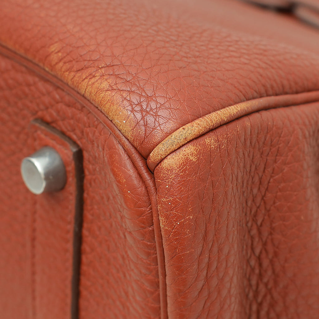 Hermes Cuivre Retourne Birkin 35 Bag