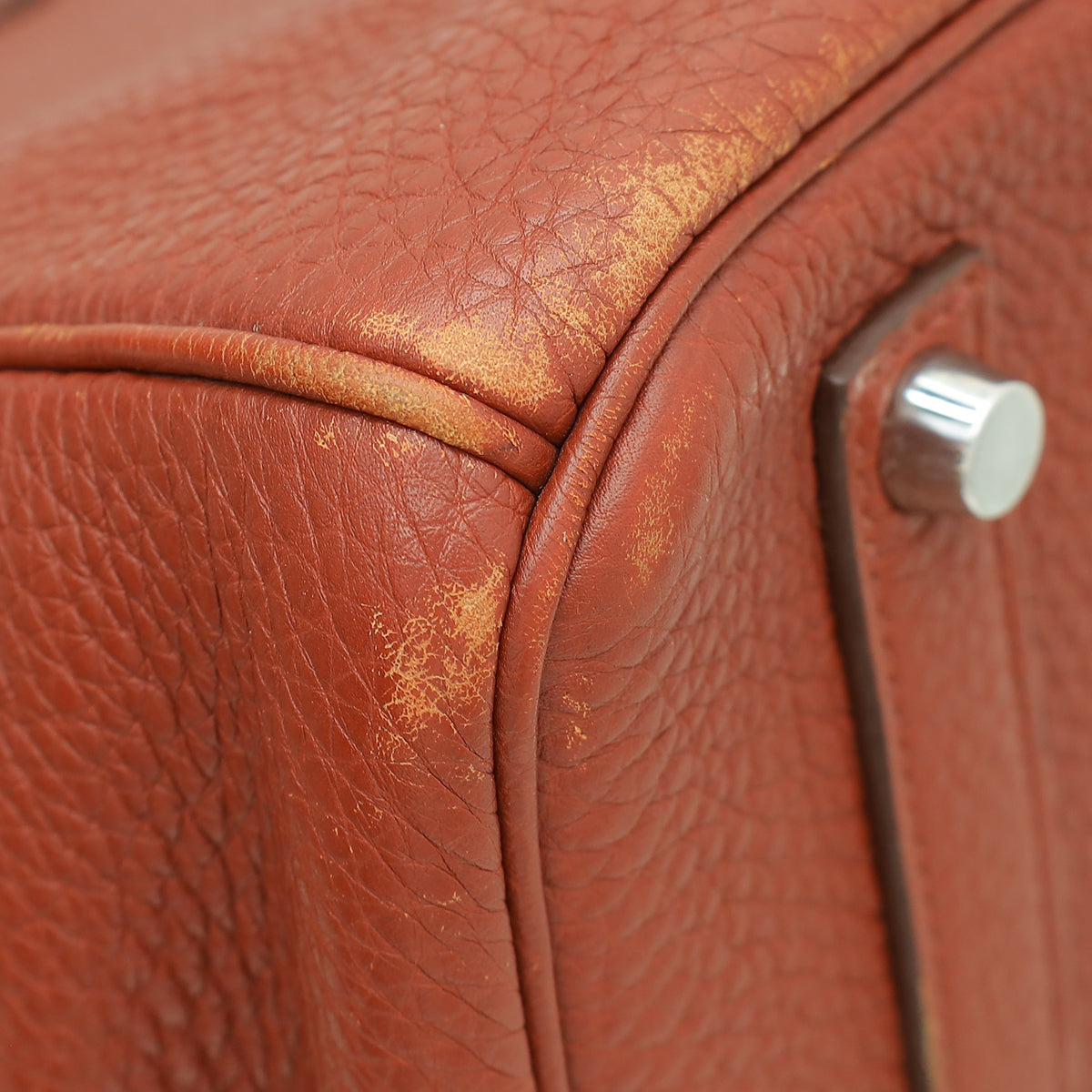 Hermes Cuivre Retourne Birkin 35 Bag