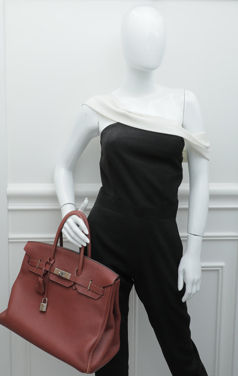 Hermes Cuivre Birkin 35 Bag