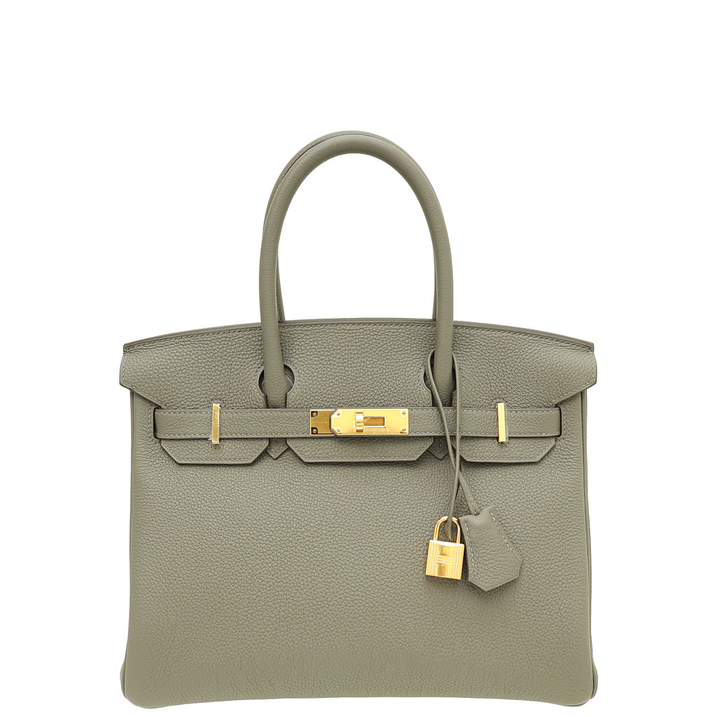 Hermes Etain Retourne Birkin 30 Bag