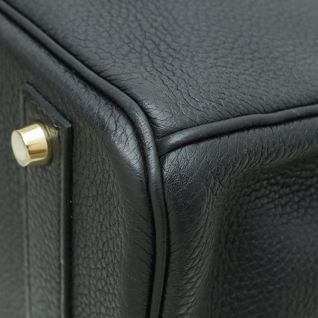 Hermes Noir Birkin 40 Bag