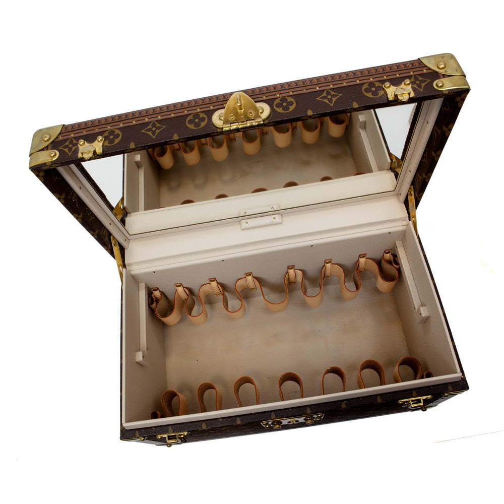 Louis Vuitton Monogram Case With Mirror Vanity Trunk