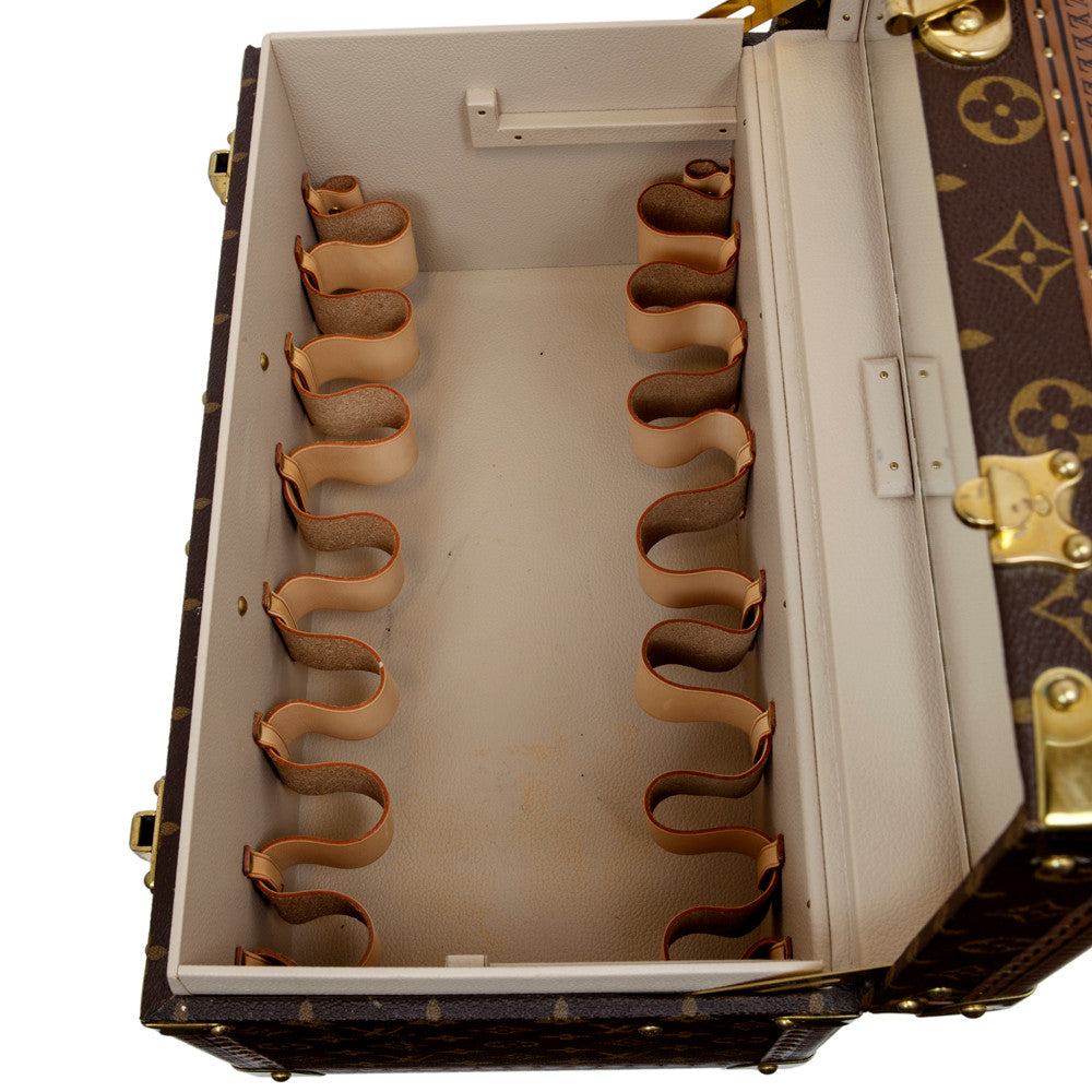 Louis Vuitton Monogram Case With Mirror Vanity Trunk