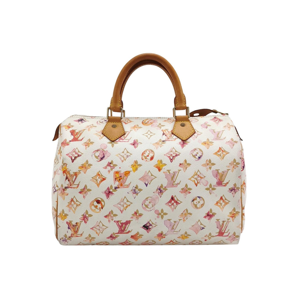 Louis Vuitton Speedy 30 Monogram Watercolor Pink Handbag Richard Prince 2008