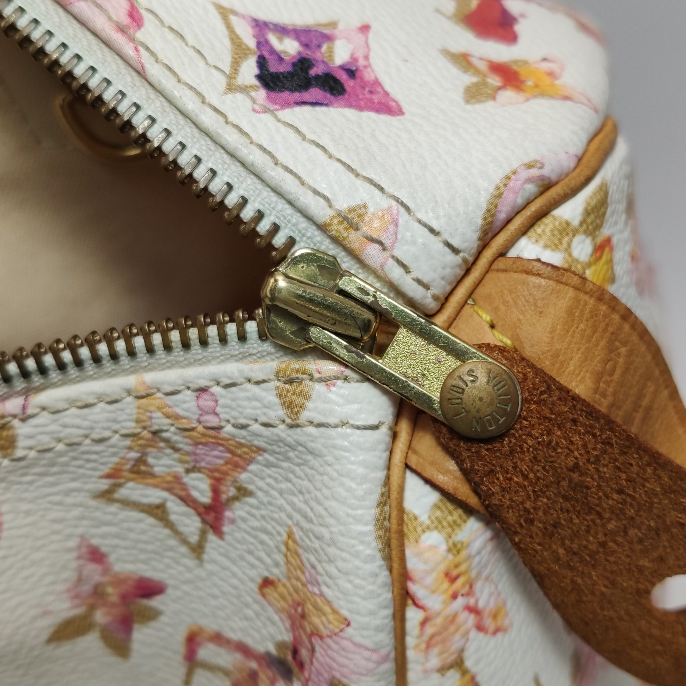 Louis Vuitton Speedy 30 Monogram Watercolor Pink Handbag Richard Prince 2008