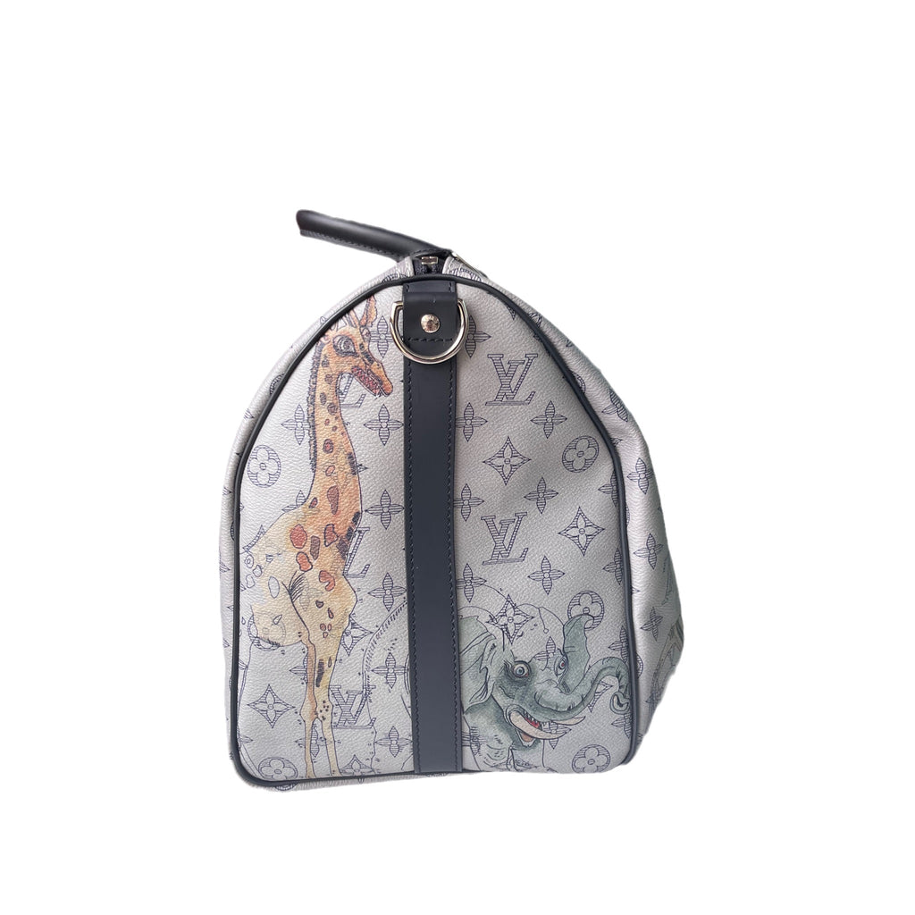 Sold Louis Vuitton x Chapman Brothers Keepall 45 Bandouliere Zoo/Giraffe