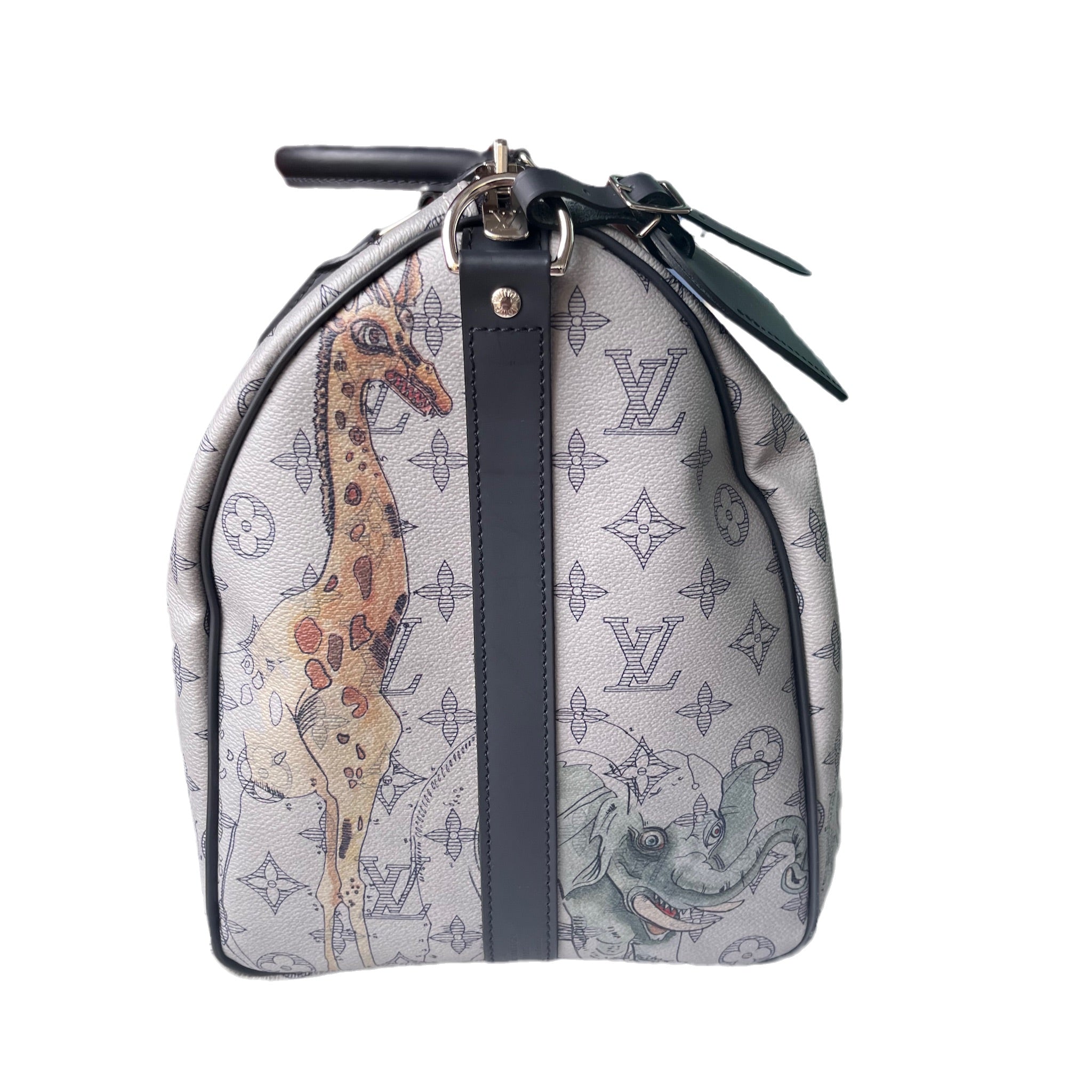 Sold Louis Vuitton x Chapman Brothers Keepall 45 Bandouliere Zoo/Giraffe