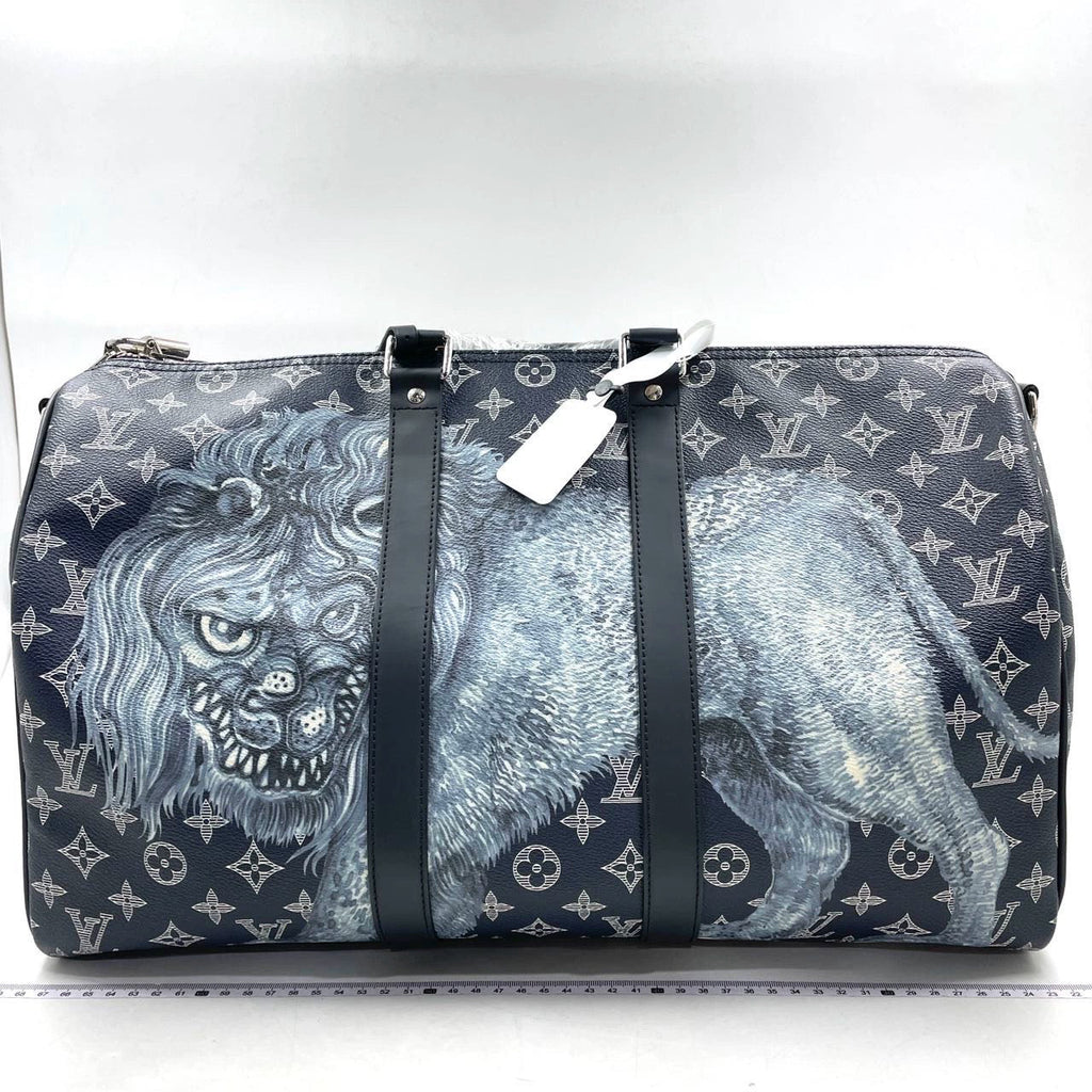Sold Louis Vuitton x Chapman Brothers Keepall 45 Bandouliere Lion