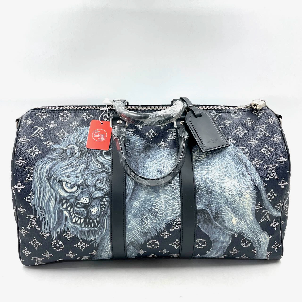 Sold Louis Vuitton x Chapman Brothers Keepall 45 Bandouliere Lion