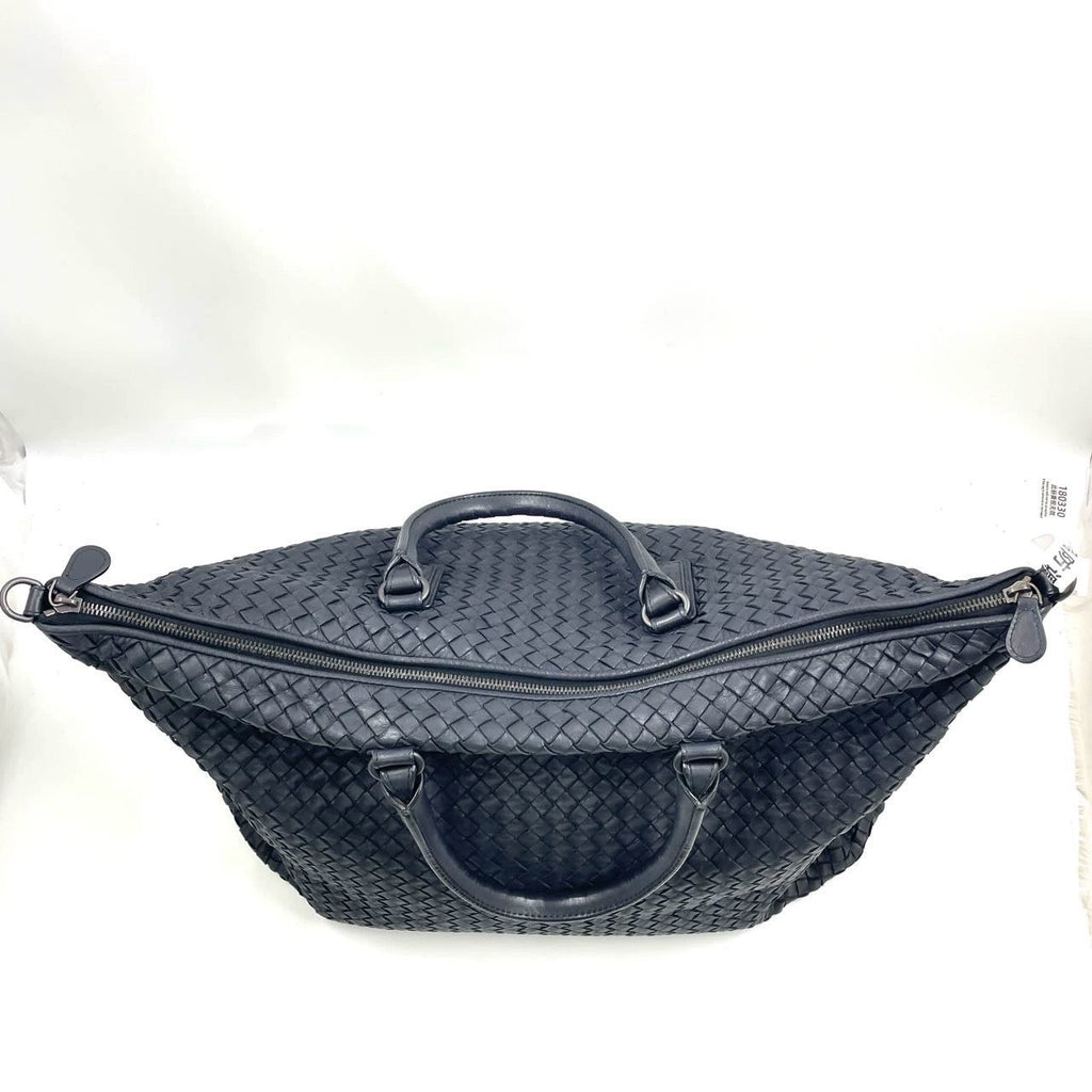 Bottega Veneta Maxi Convertible Tote Dark Navy Leather 50cm