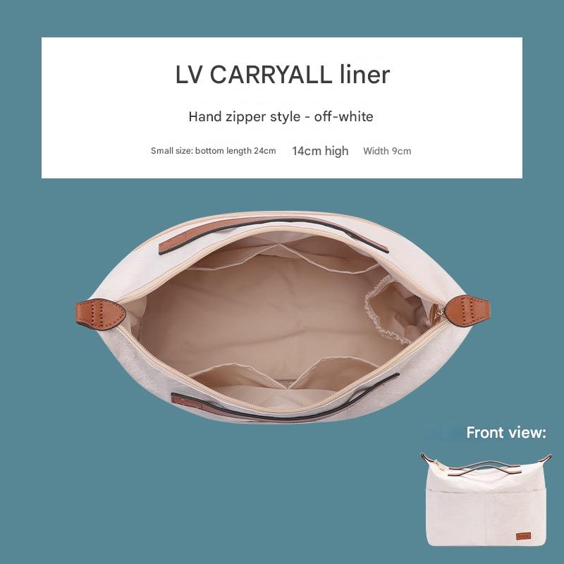 Organiser Insert fit for Louis Vuitton Carryall - With Zipper / Vanity Case