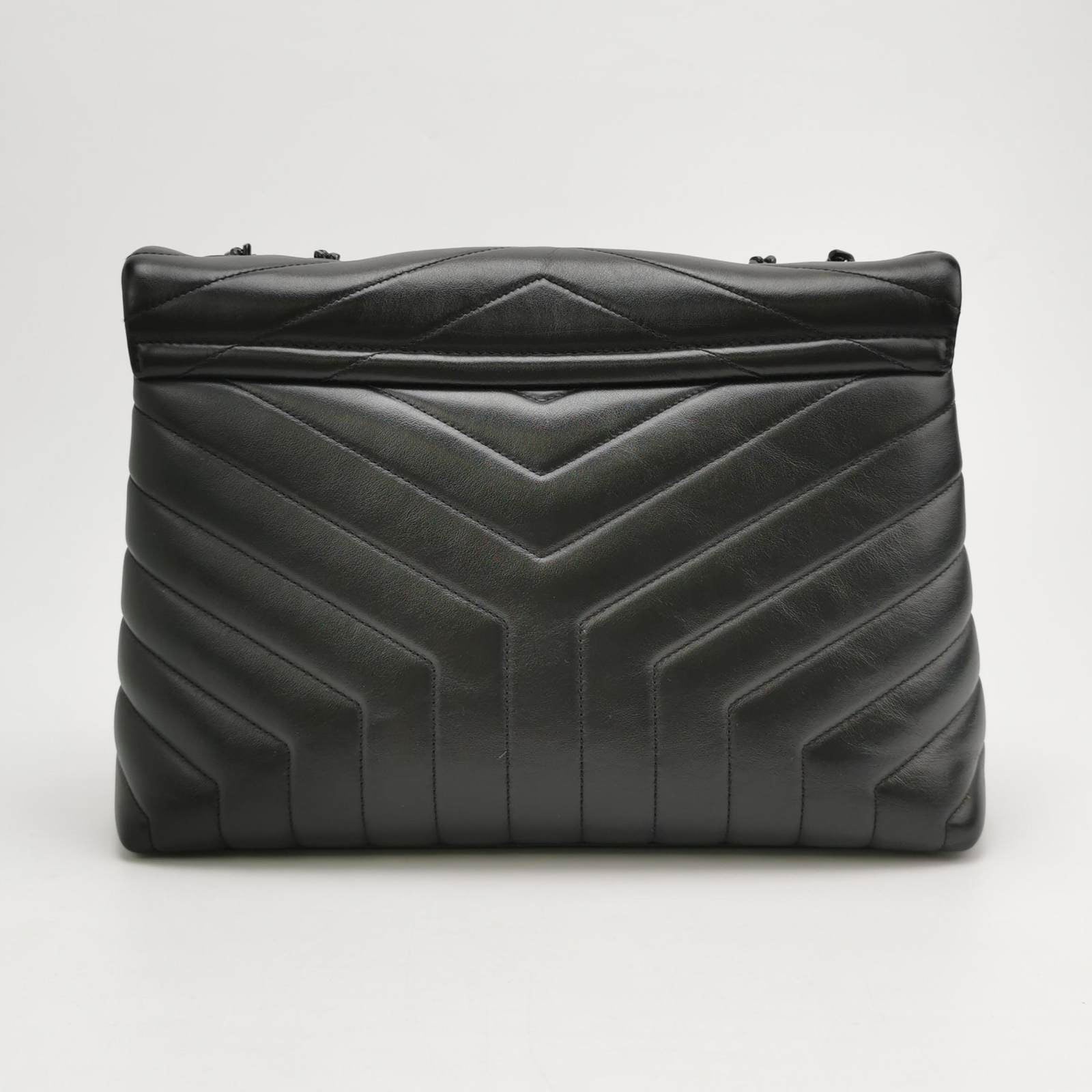 Sold Saint Laurent Medium So Black Calfskin Leather Bag with Black Hardware