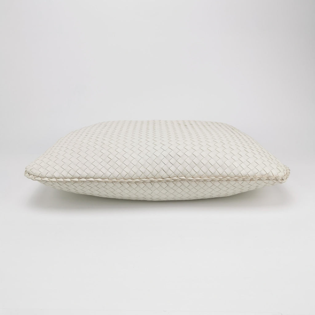 Bottega Veneta Veneta Hobo Dark White Leather Bag Maxi 55cm