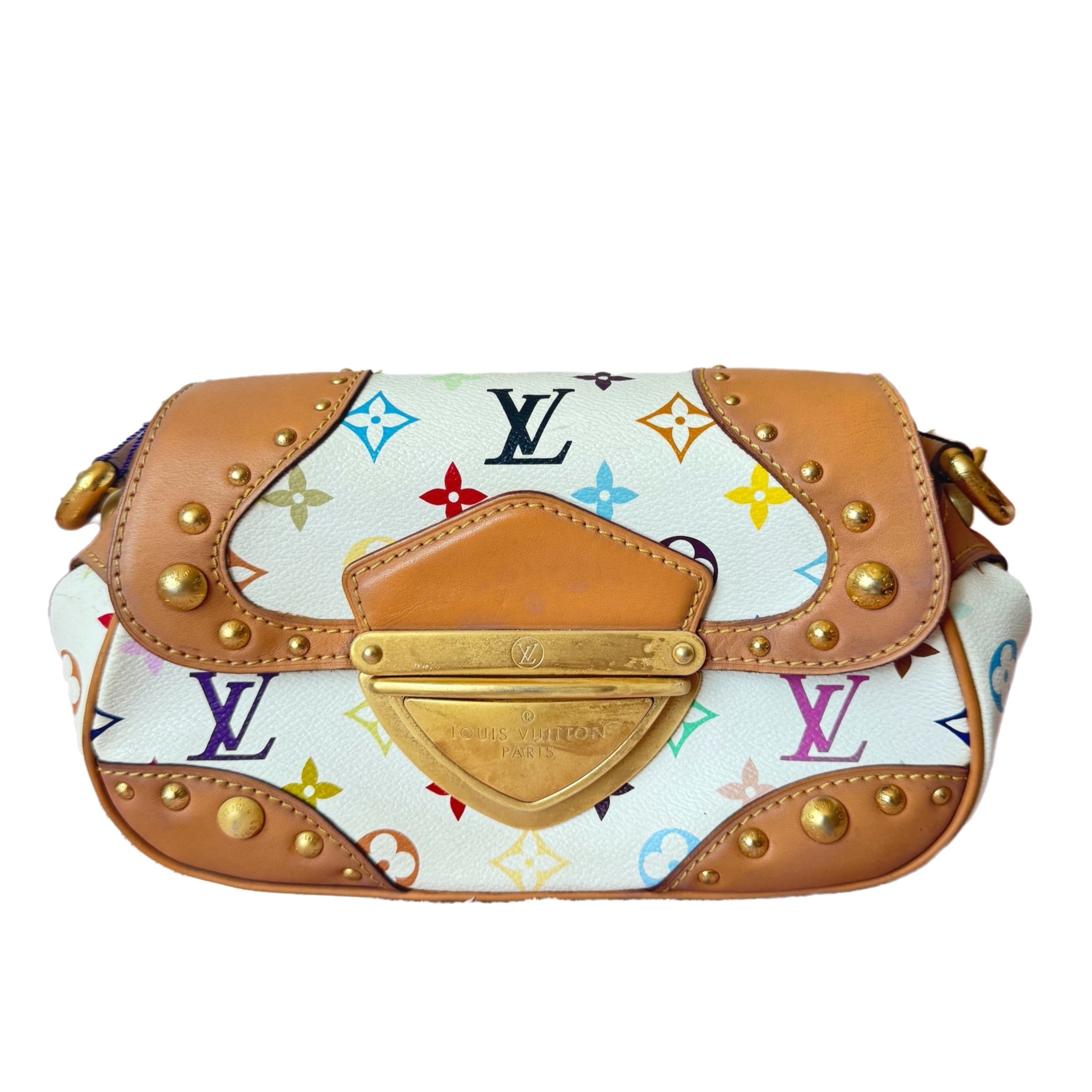 Louis Vuitton x Takashi Murakami Marilyn Small White Multicolor