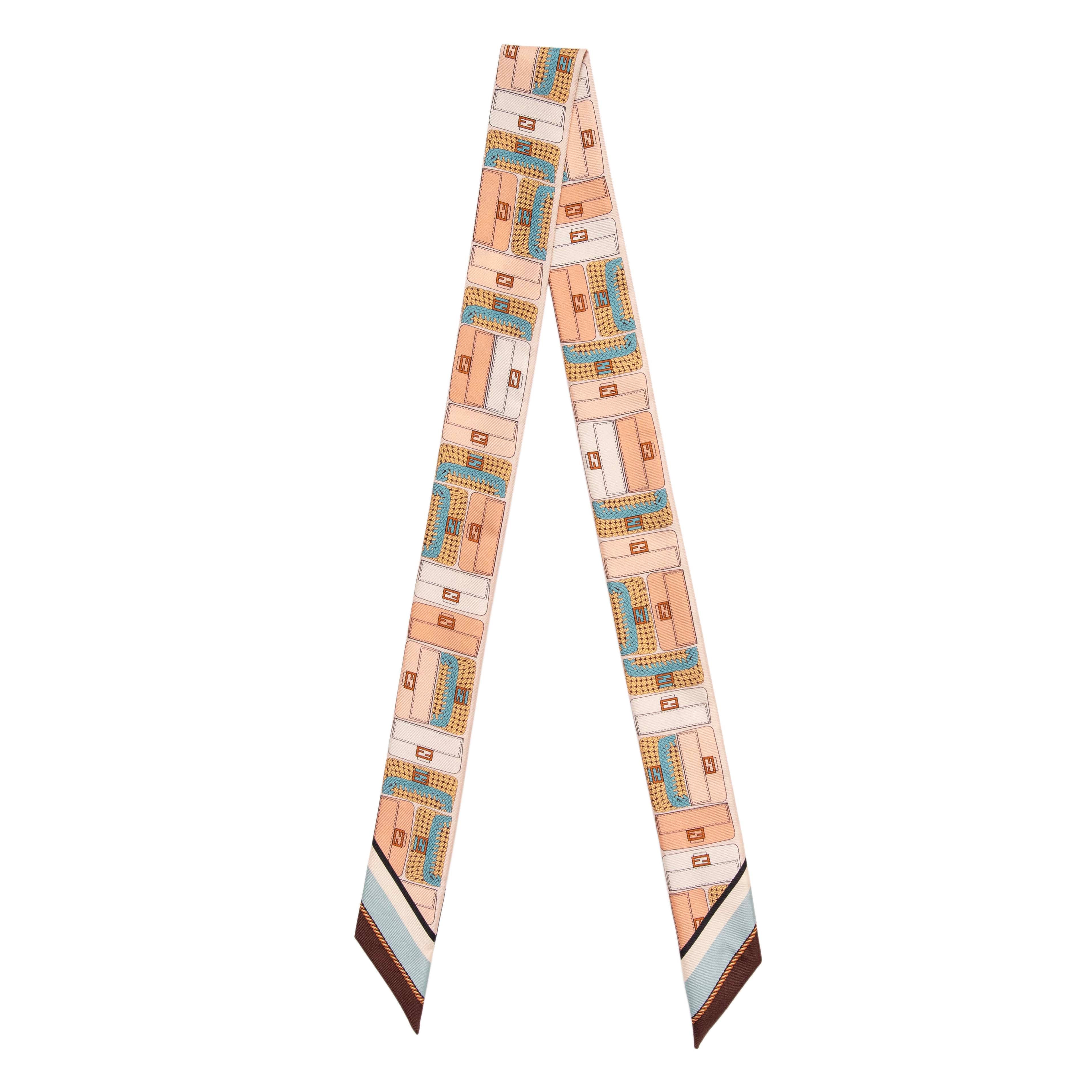 Fendi Silk Wrappy Bandeau