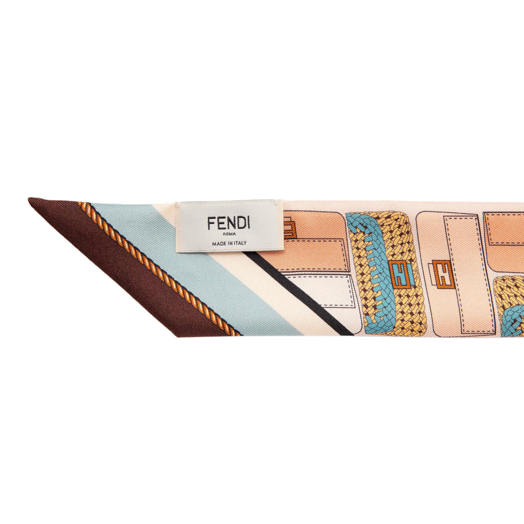 Fendi Silk Wrappy Bandeau