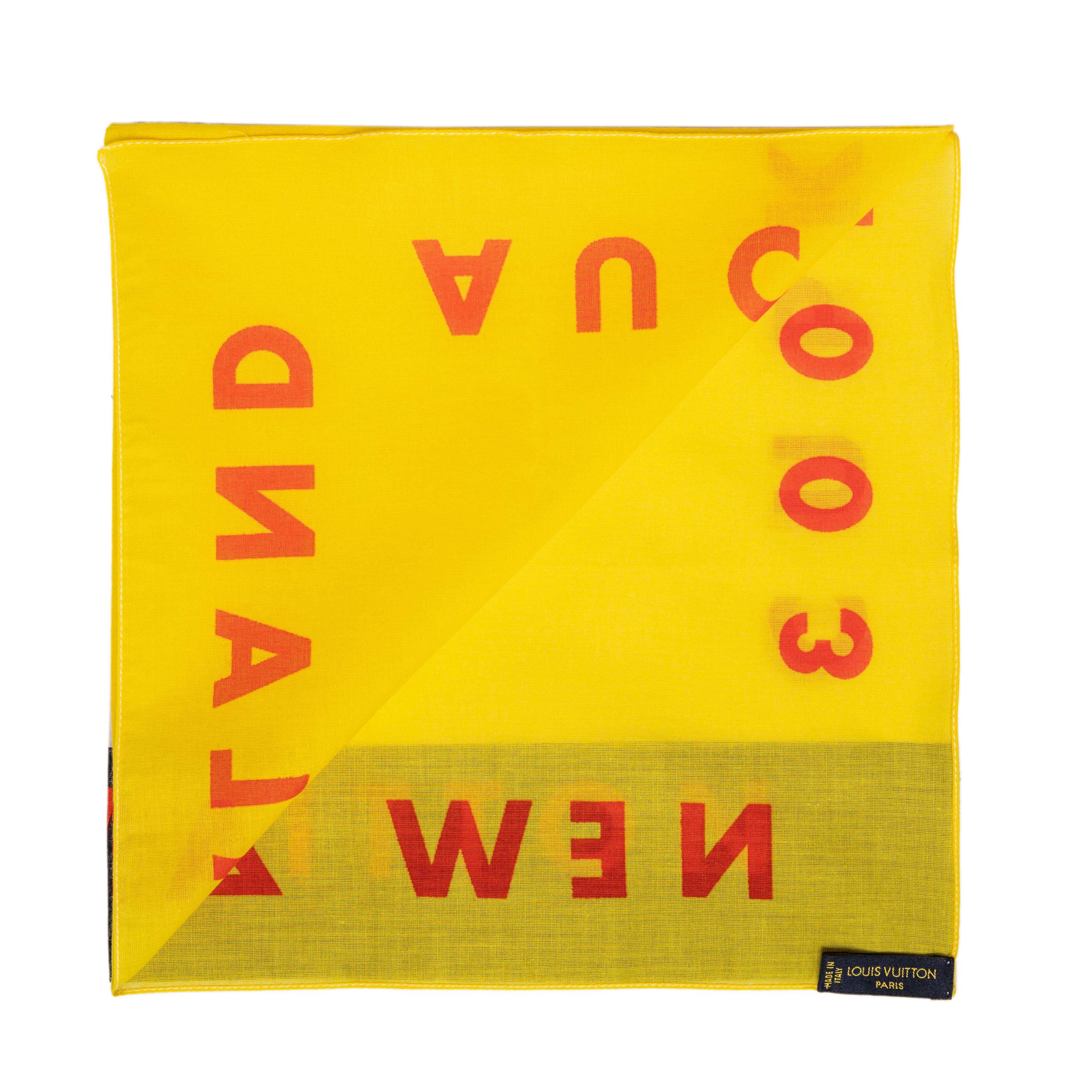 Louis Vuitton Cotton New Zealand Cup Bandana