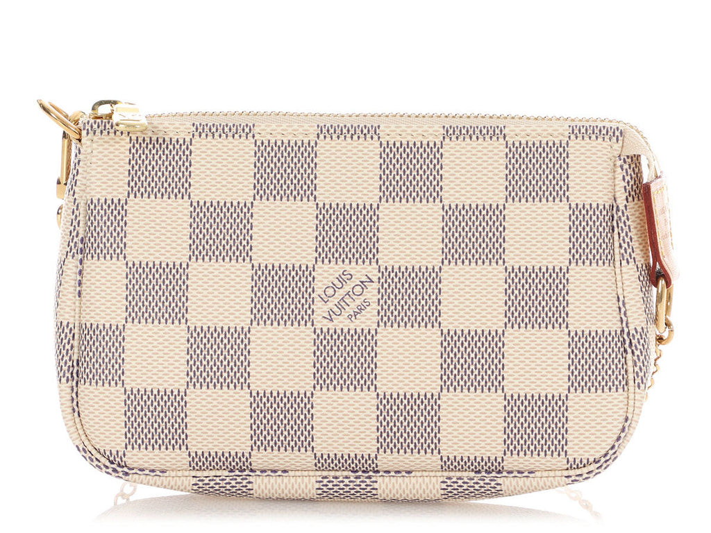 Louis Vuitton Mini Damier Azur Pochette Accessoires