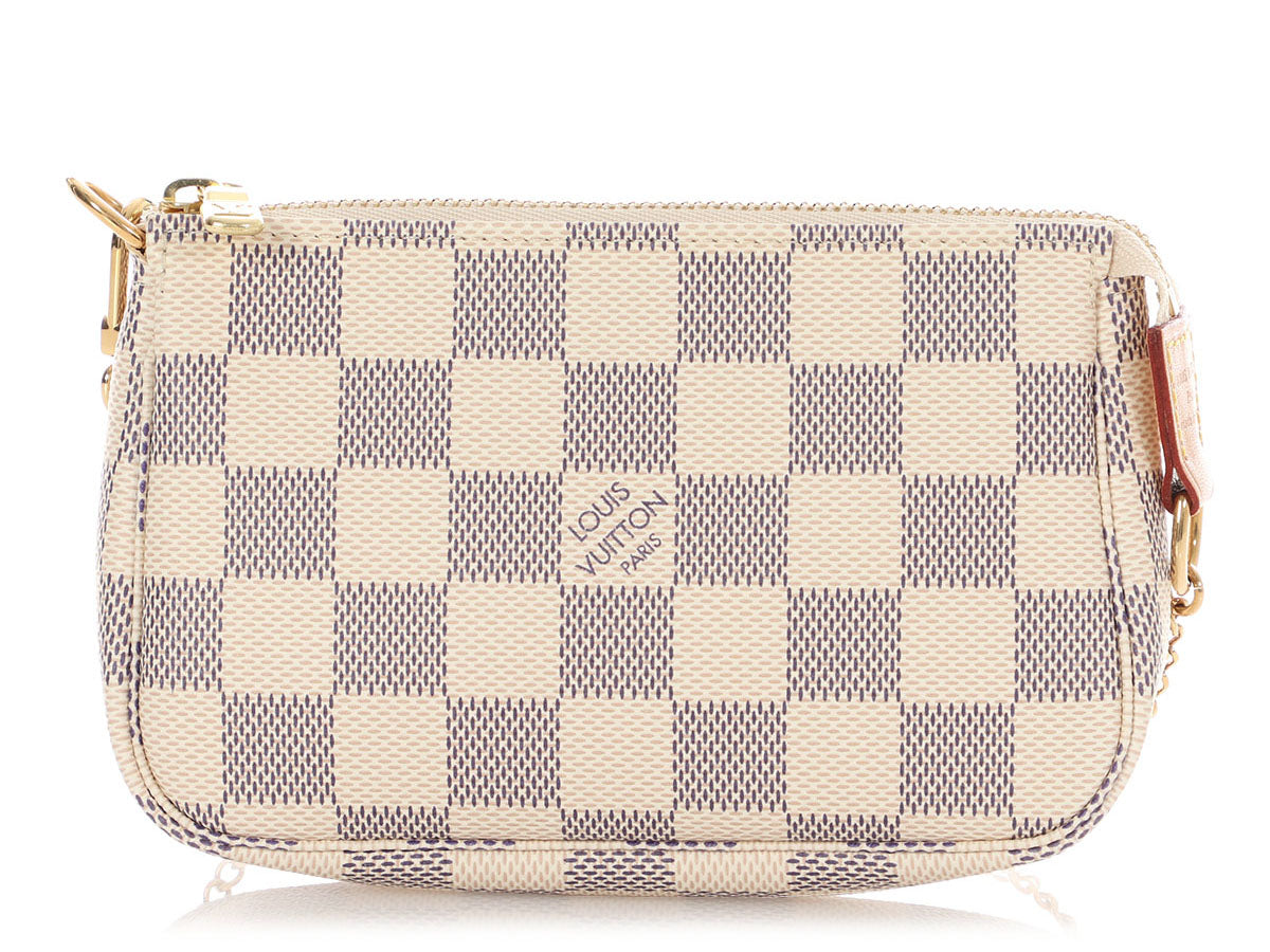 Louis Vuitton Mini Damier Azur Pochette Accessoires