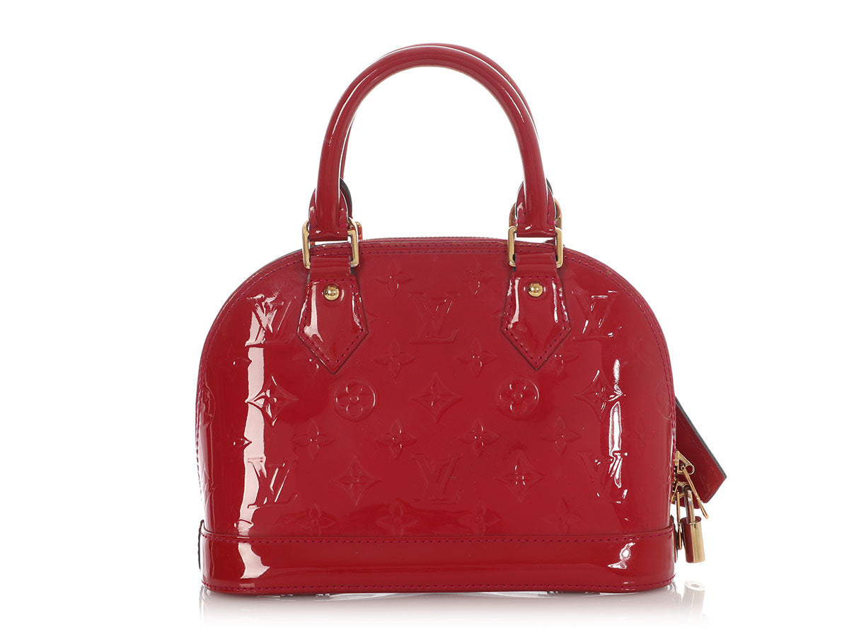 Louis Vuitton Red Vernis Alma BB