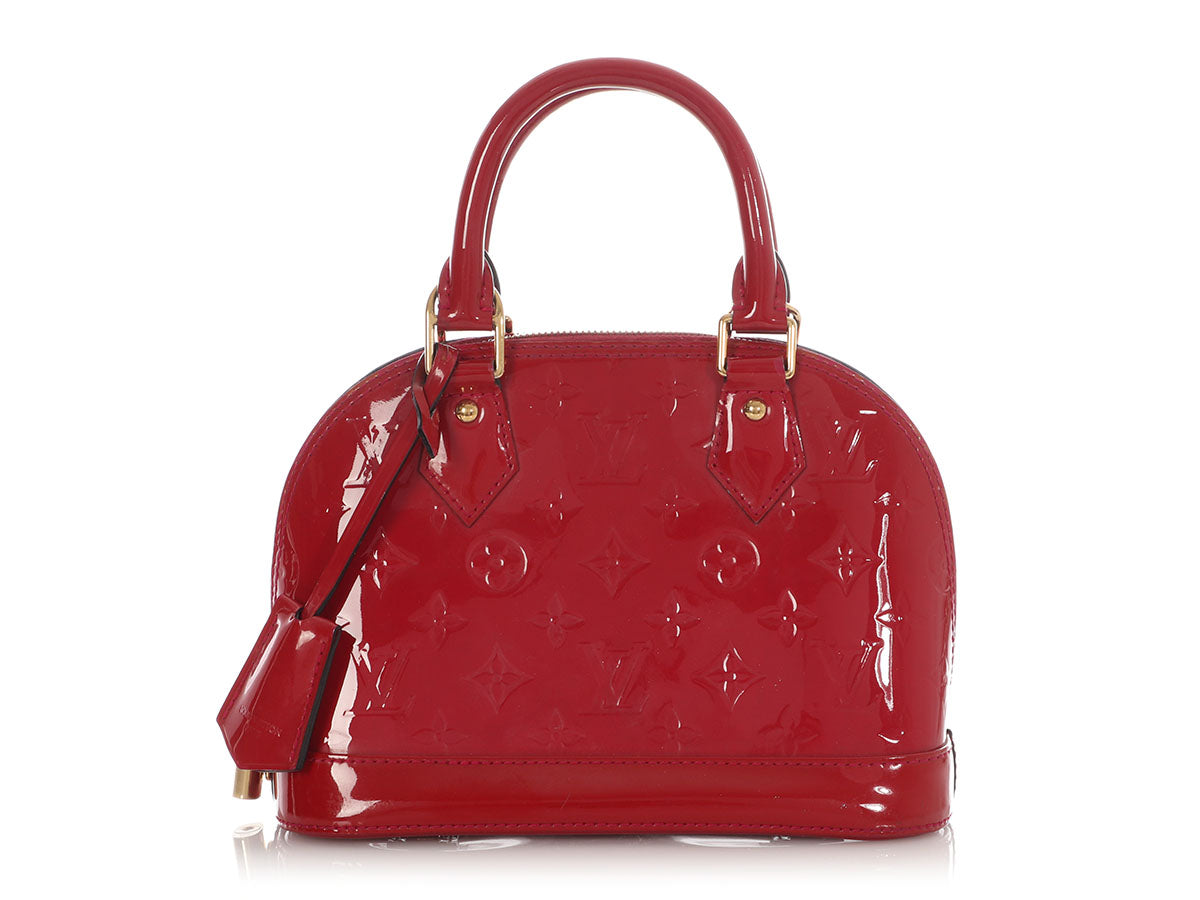 Louis Vuitton Red Vernis Alma BB