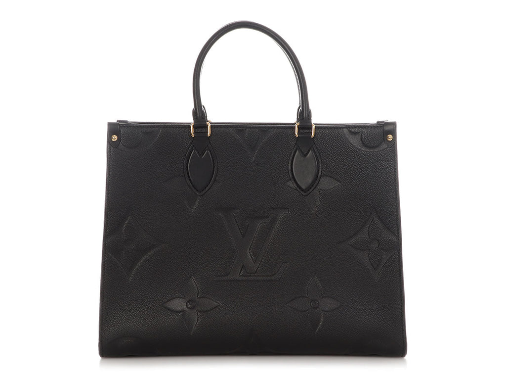 Louis Vuitton Black Monogram Empreinte Onthego MM