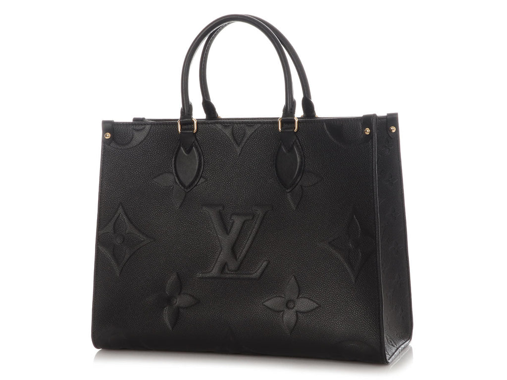 Louis Vuitton Black Monogram Empreinte Onthego MM