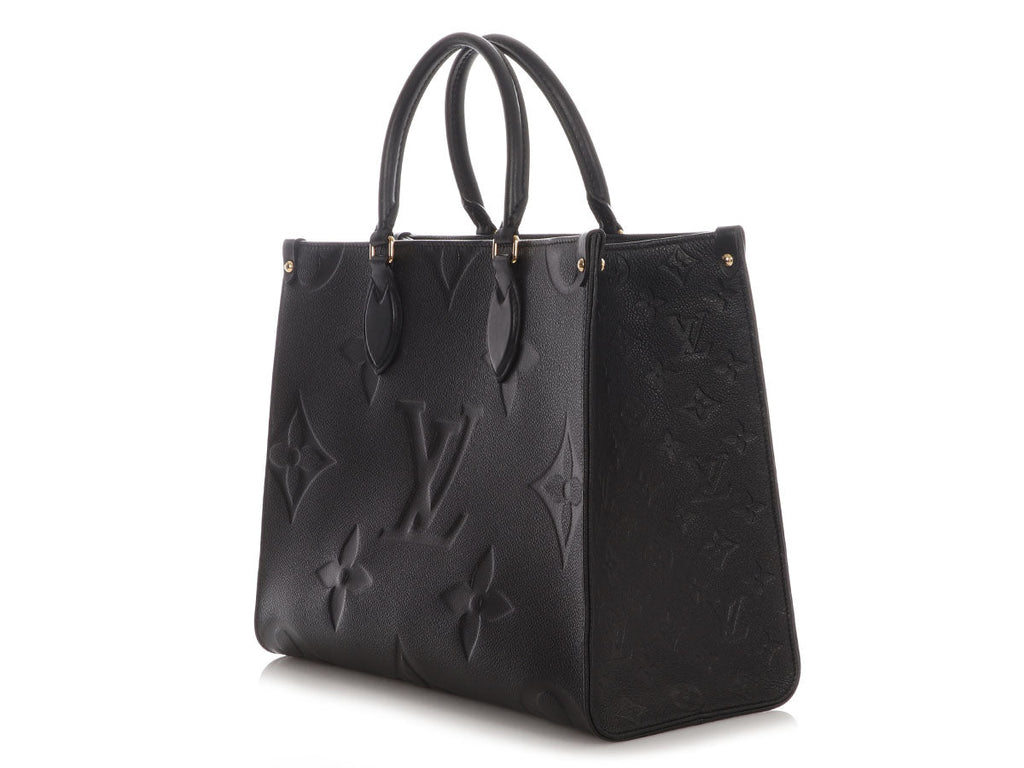 Louis Vuitton Black Monogram Empreinte Onthego MM