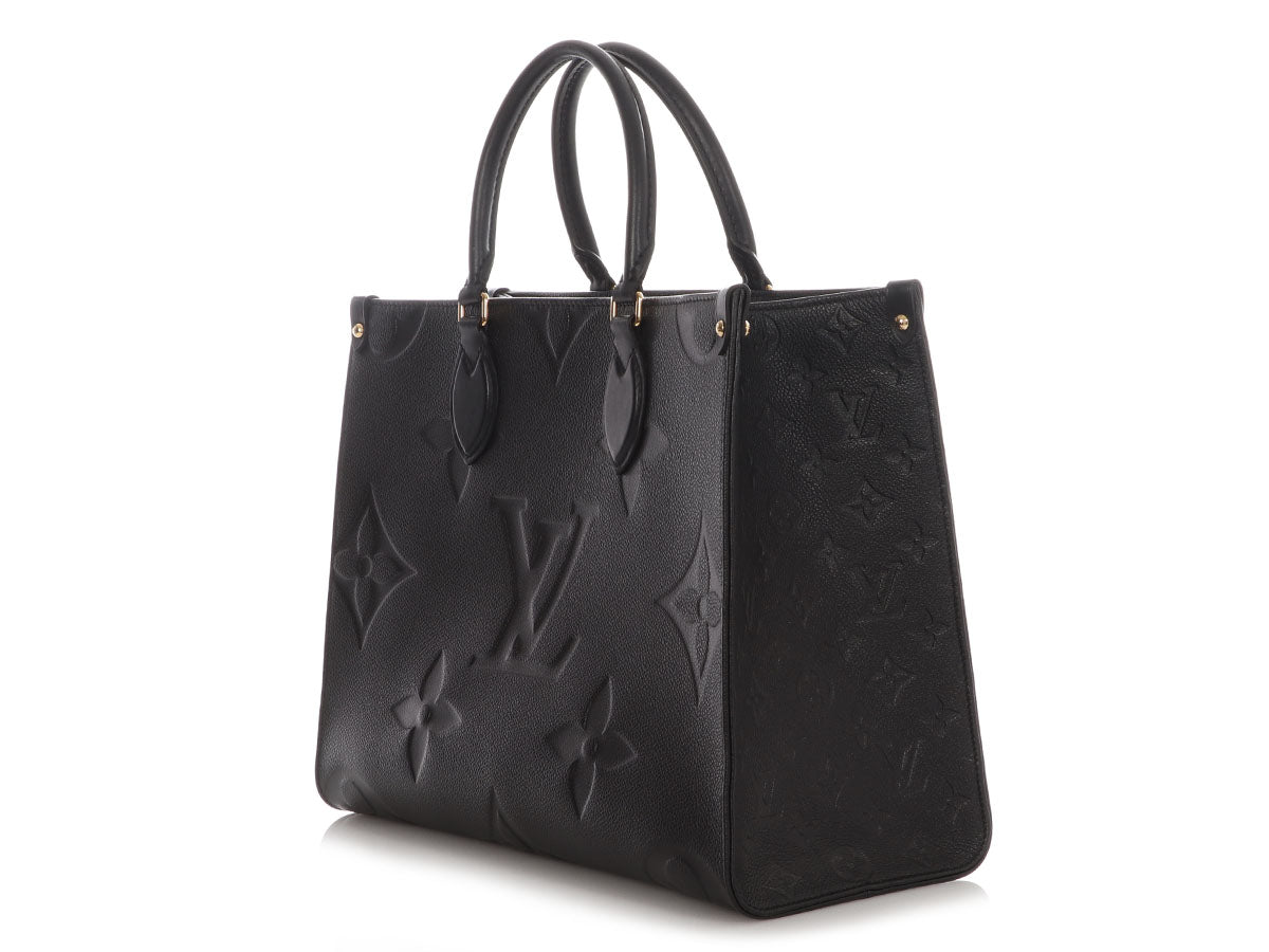 Louis Vuitton Black Monogram Empreinte Onthego MM