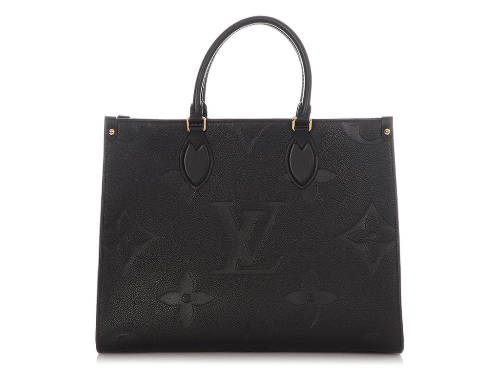 Louis Vuitton Black Monogram Empreinte Onthego MM