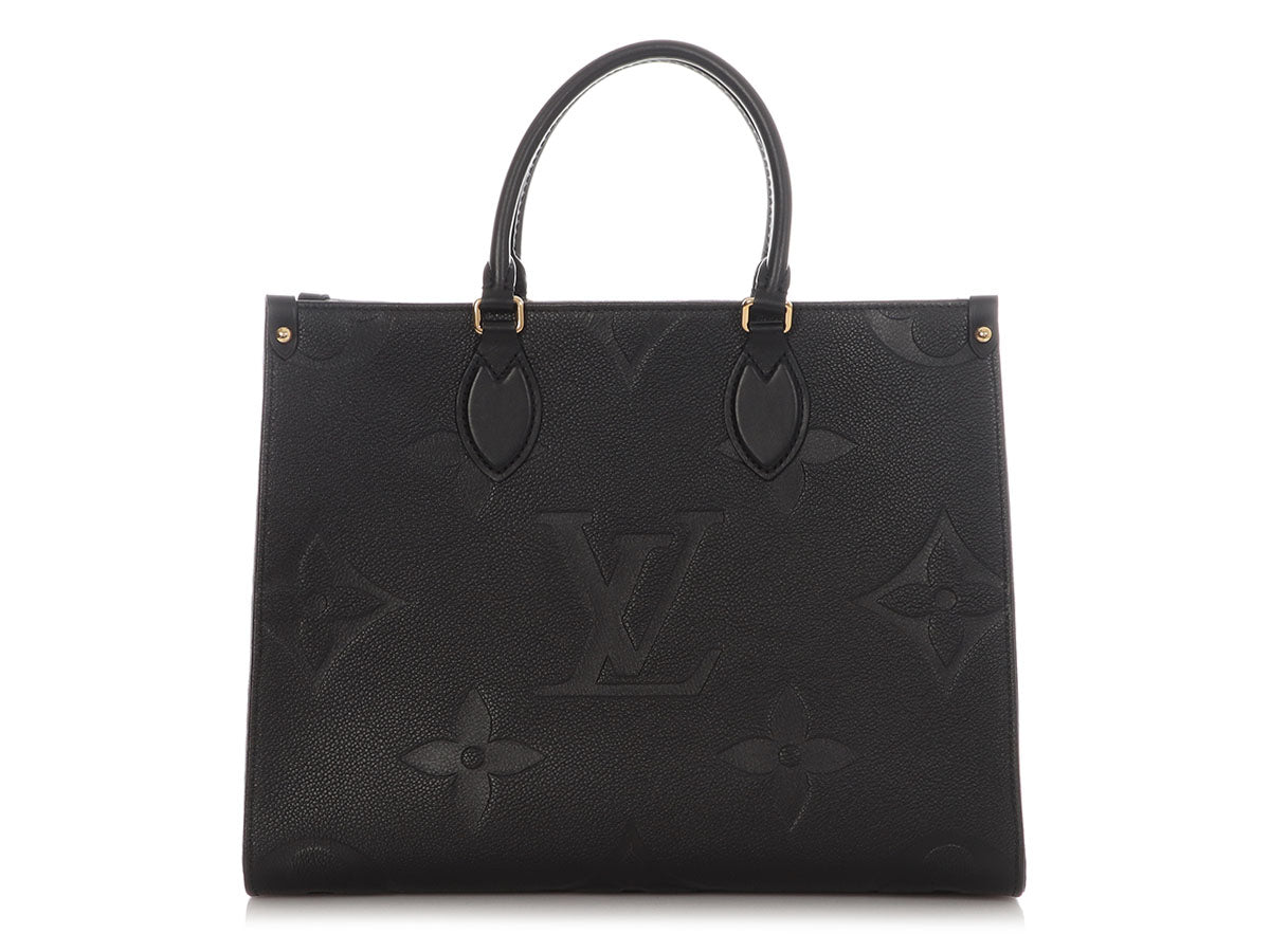 Louis Vuitton Black Monogram Empreinte Onthego MM