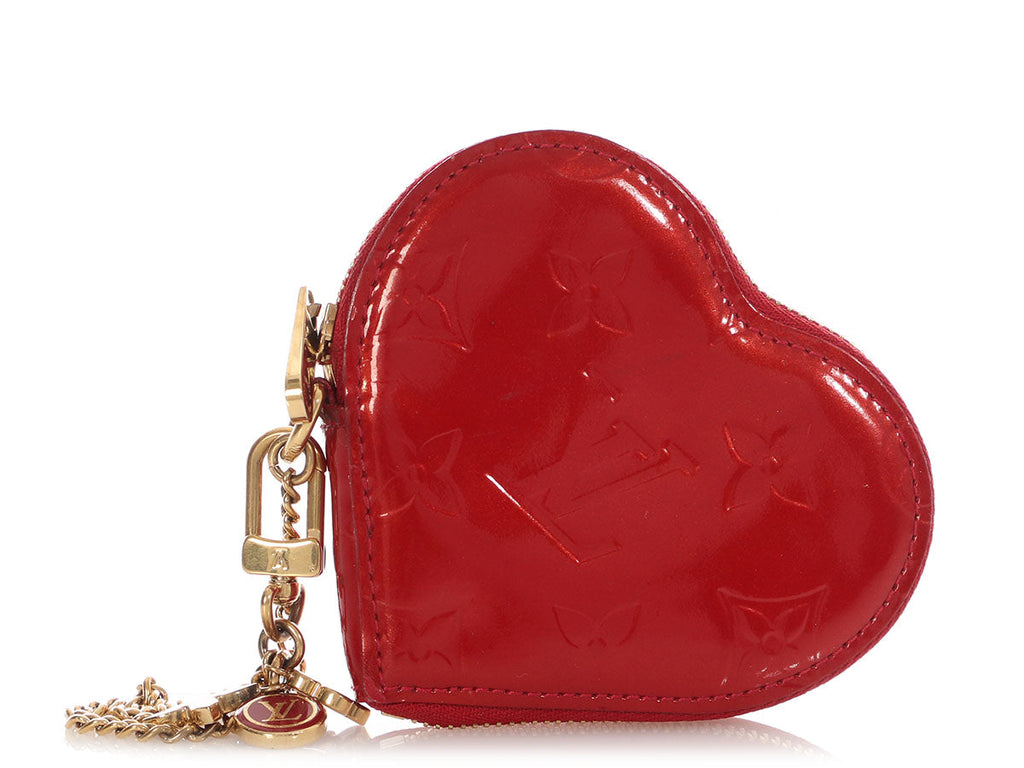 Louis Vuitton Pomme D’Amour Vernis Heart Coin Purse