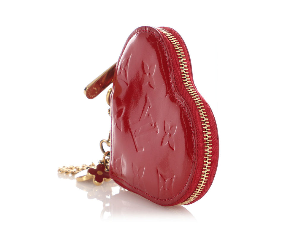Louis Vuitton Pomme D’Amour Vernis Heart Coin Purse