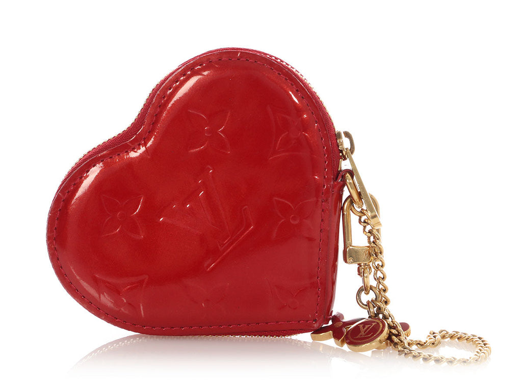 Louis Vuitton Pomme D’Amour Vernis Heart Coin Purse