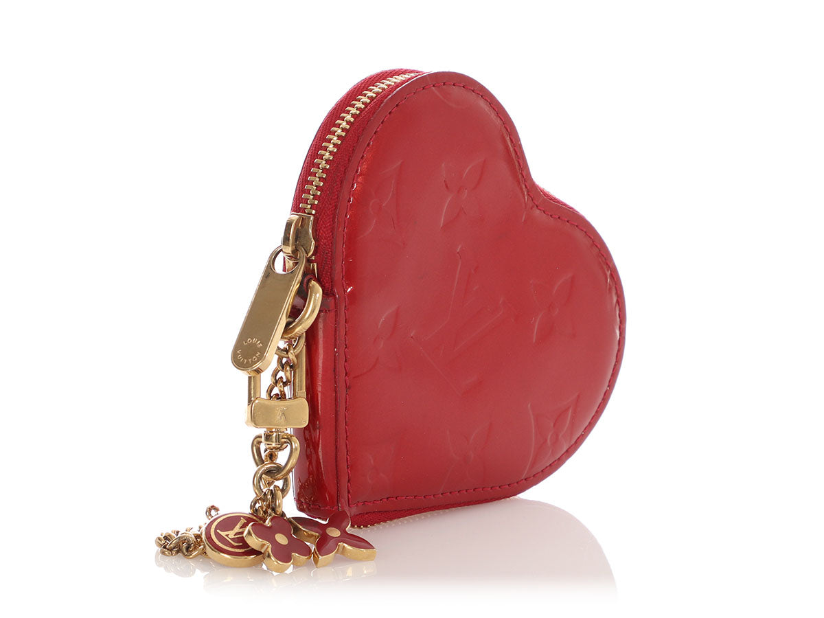 Louis Vuitton Pomme D’Amour Vernis Heart Coin Purse