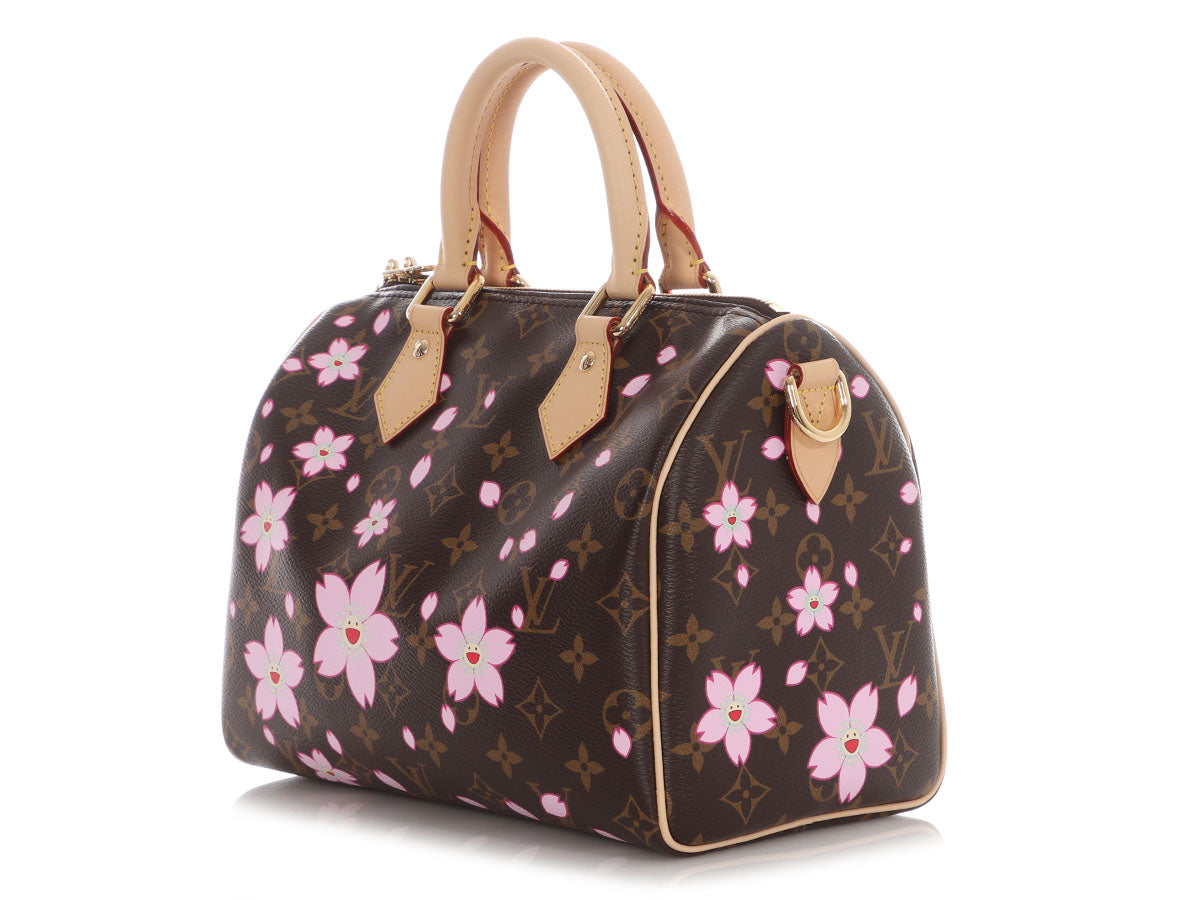 Louis Vuitton LV x TM Cherry Blossoms Speedy 25