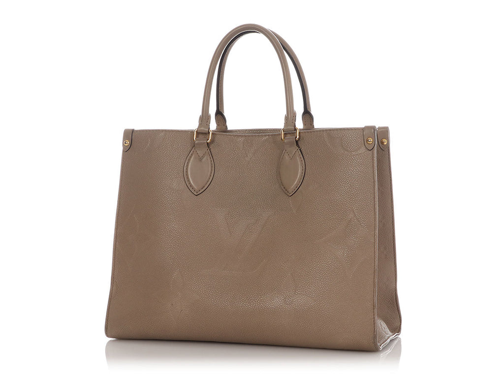 Louis Vuitton Beige Monogram Empreinte Onthego MM