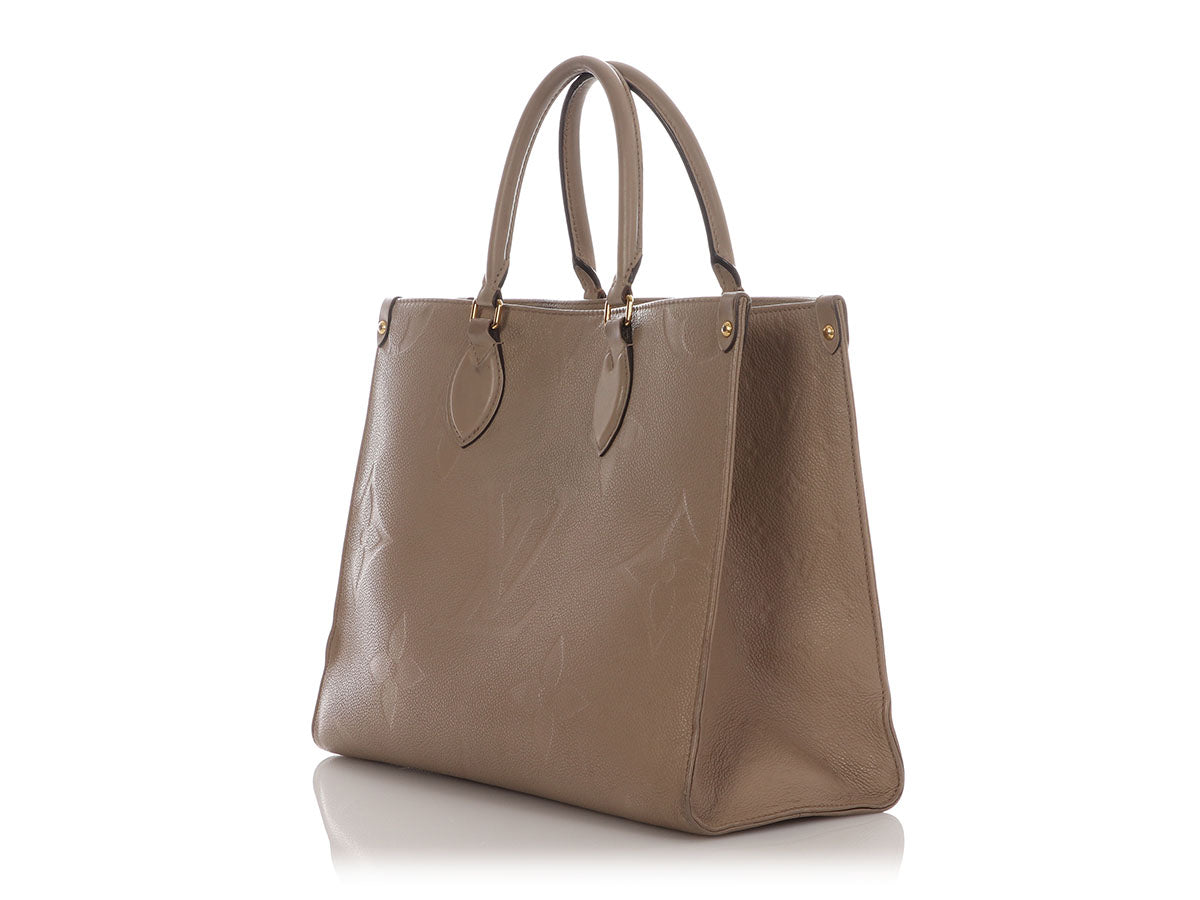 Louis Vuitton Beige Monogram Empreinte Onthego MM