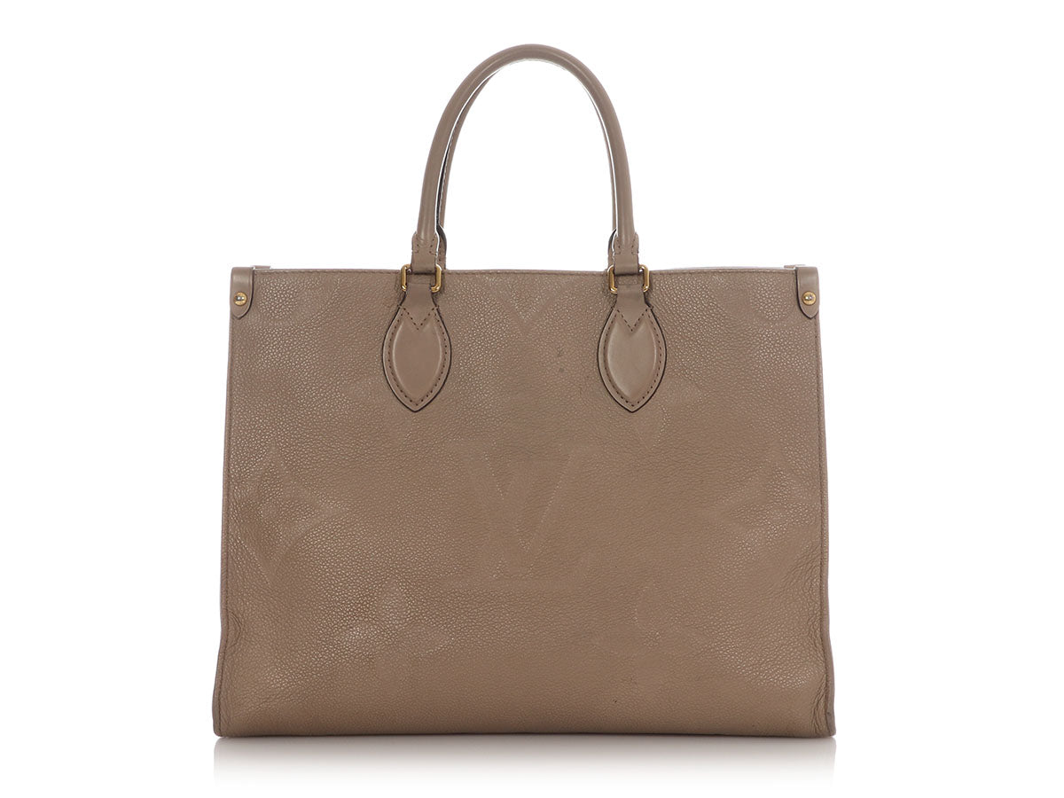 Louis Vuitton Beige Monogram Empreinte Onthego MM