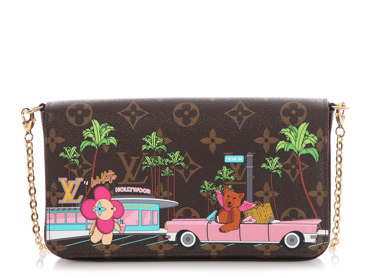 Louis Vuitton 2021 Monogram Christmas Animation Hollywood Félicie Pochette