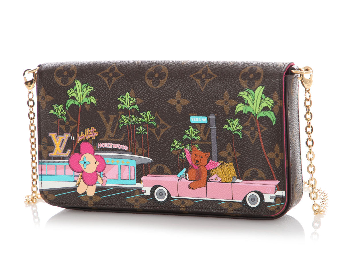 Louis Vuitton 2021 Monogram Christmas Animation Hollywood Félicie Pochette